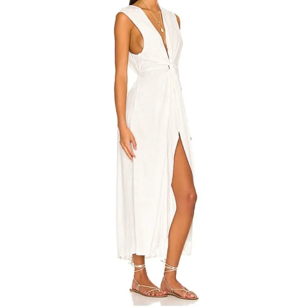 CREAM SUMMER DRESS/COVER UP - Picture 2 of 3